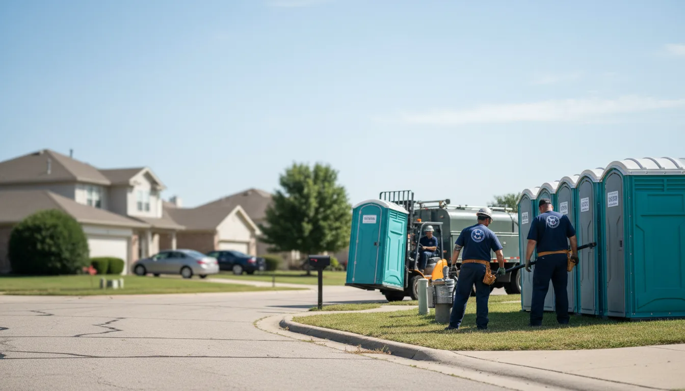 Porta Potty Rental in Muldoon, TX near me